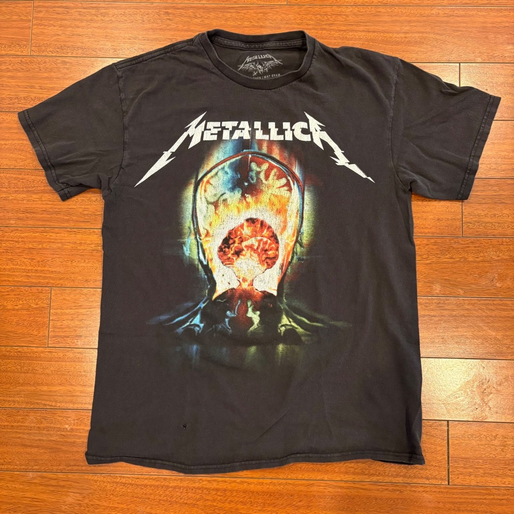 Metalcore Metallica Hardwired to Self Destruct Graphic Tee Cyber Grunge Goth